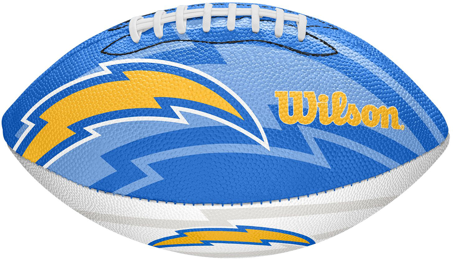 

Мяч для американского футбола Wilson NFL JR TEAM LOGO FB WTF1534XBLAC, NFL JR TEAM LOGO FB