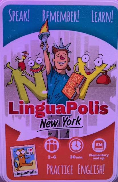 фото Книга englander linguapolis newyork / настольная игра для улучшения разговорных навыков...