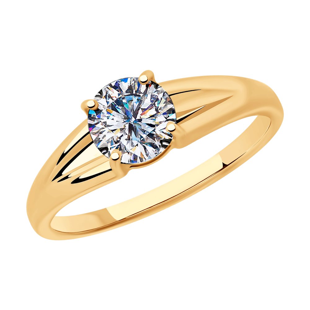 

Кольцо из серебра р.  SOKOLOV 93010799, фианит, 93010799