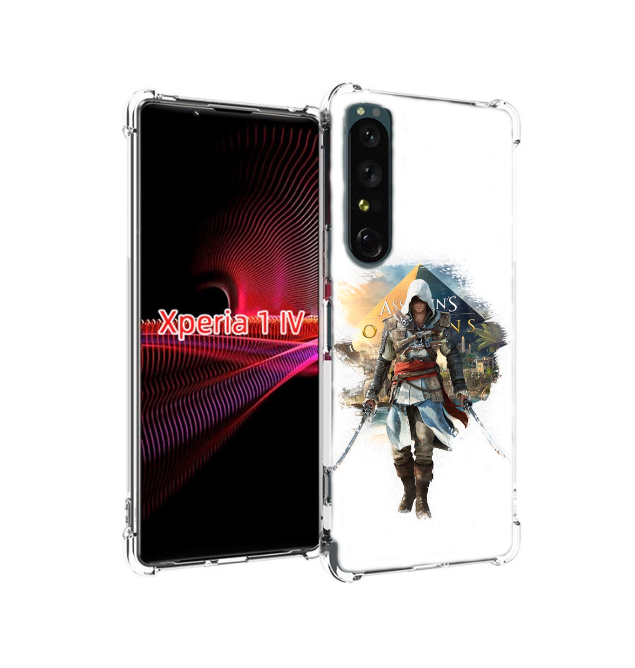 

Чехол накладка MyPads Ассасин для Sony Xperia 1 IV, Прозрачный, Tocco