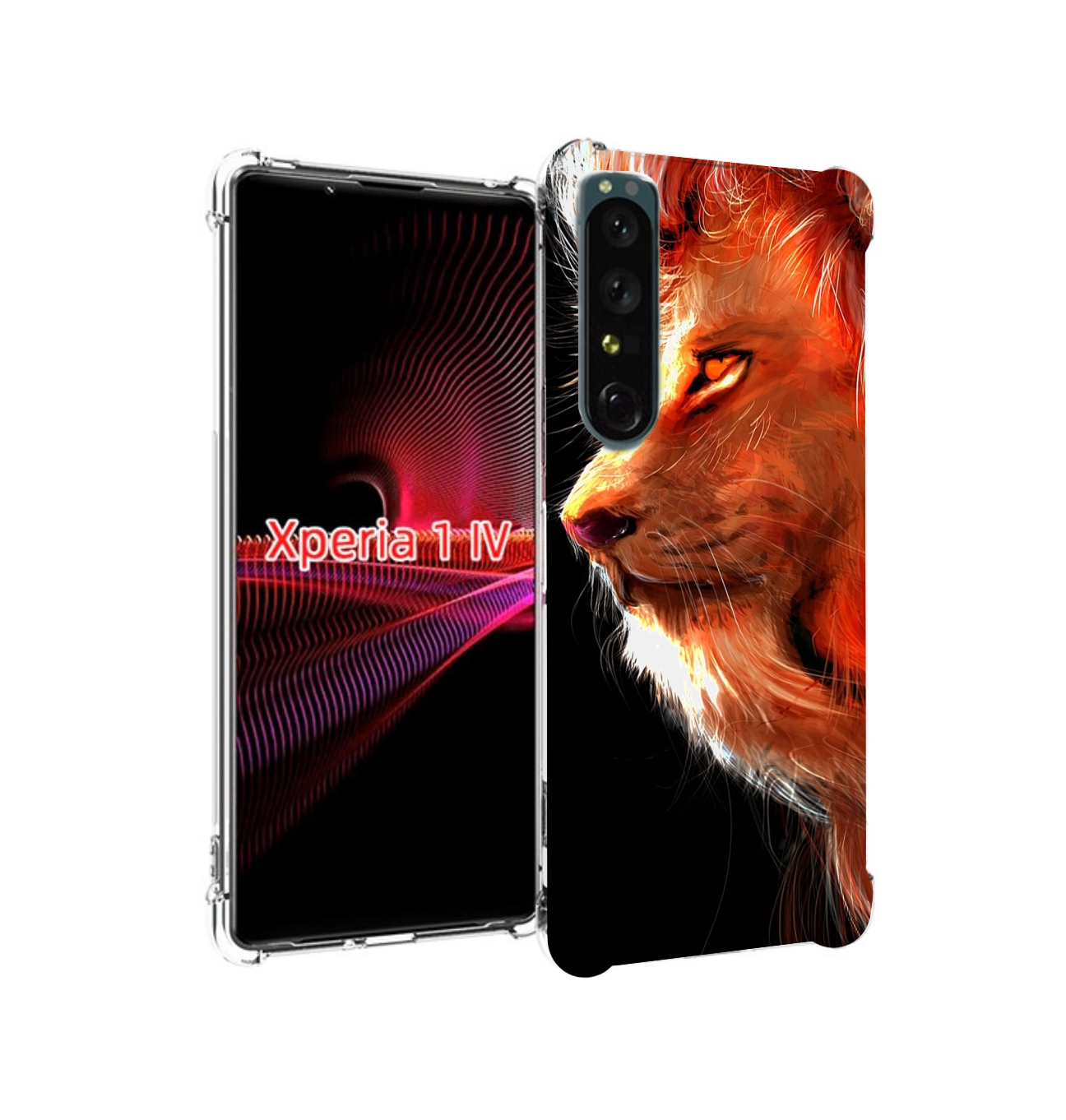 

Чехол накладка MyPads Арт-рисунок-льва мужской для Sony Xperia 1 IV, Прозрачный, Tocco