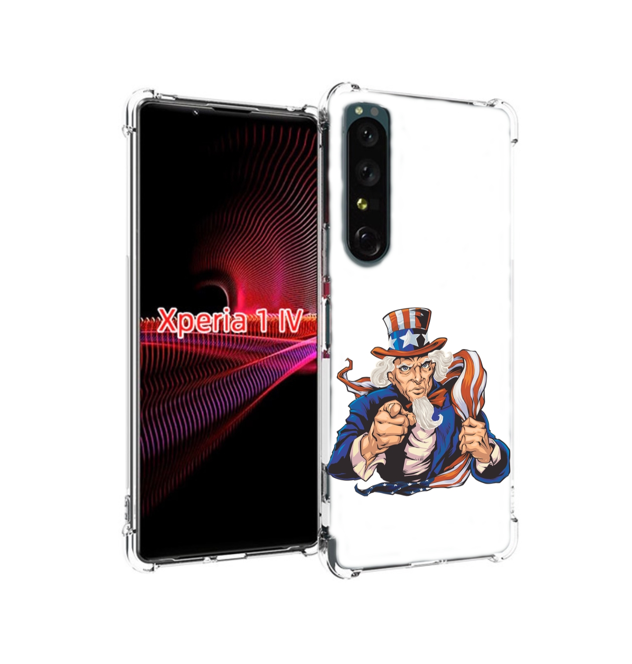 

Чехол накладка MyPads Американский-дед для Sony Xperia 1 IV, Прозрачный, Tocco