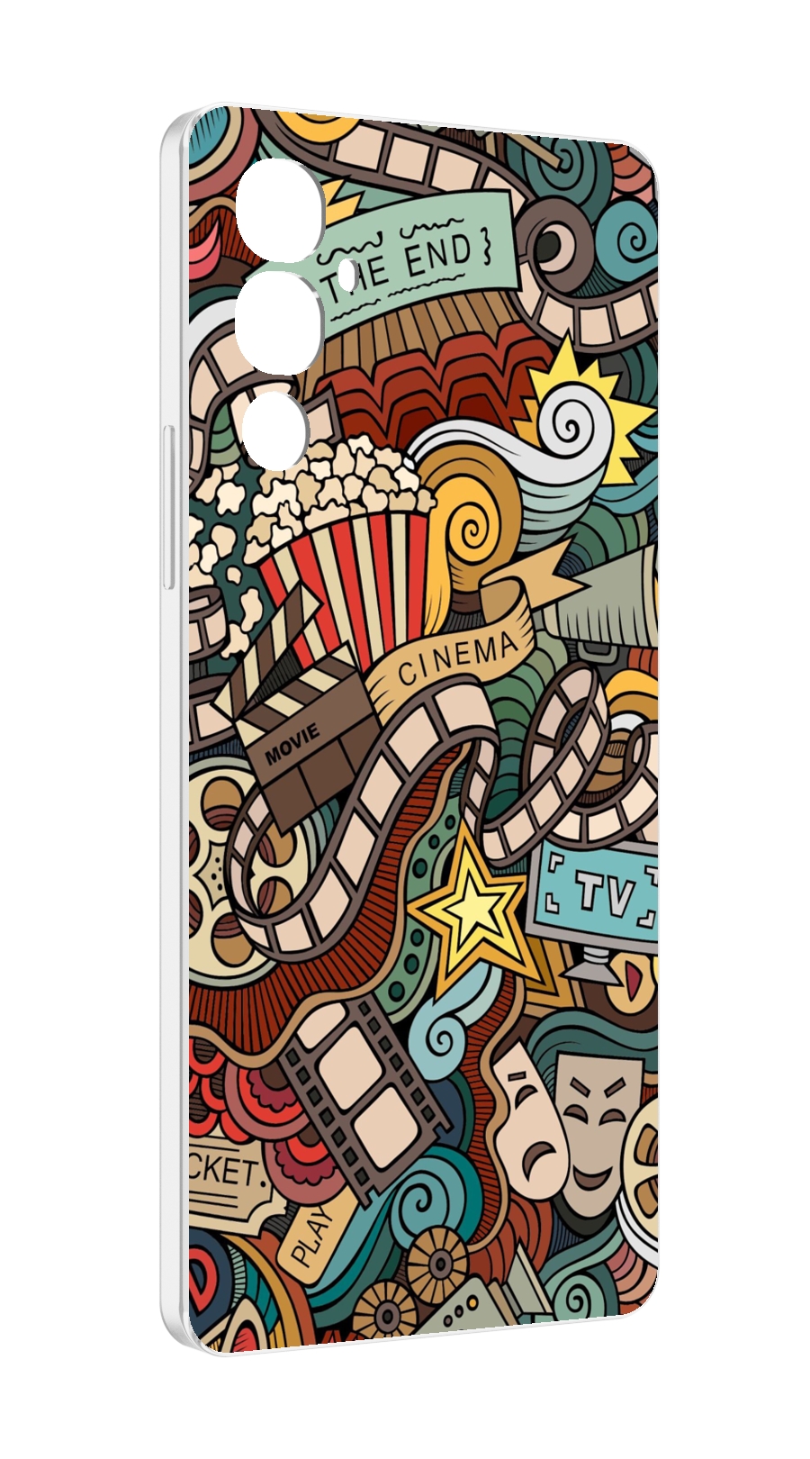 

Чехол MyPads любимое кино для Tecno Pova 4, Прозрачный, Tocco