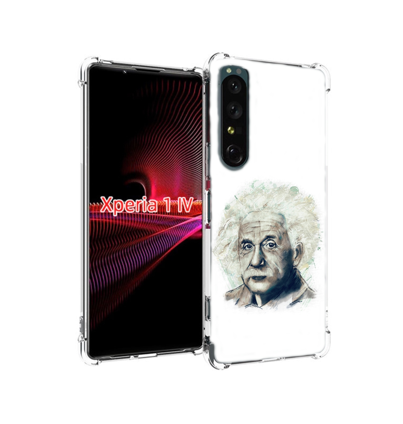 

Чехол накладка MyPads Альберт энштейн для Sony Xperia 1 IV, Прозрачный, Tocco