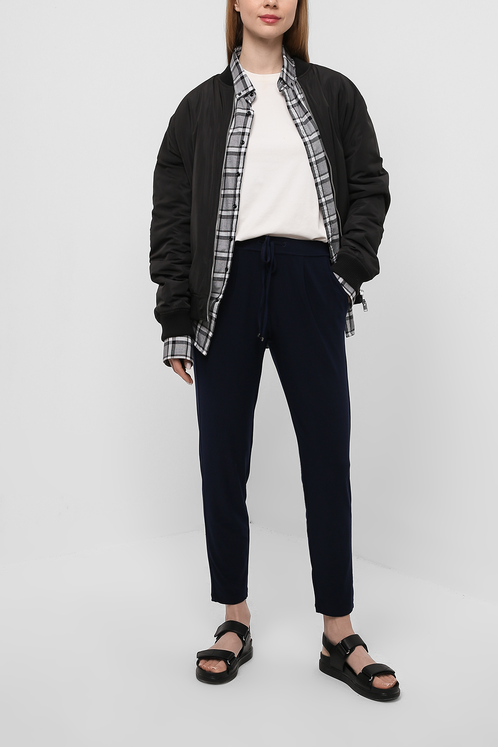 

Брюки женские Betty & Co 6228/3186 синие 36 EU, Синий, 6228/3186
