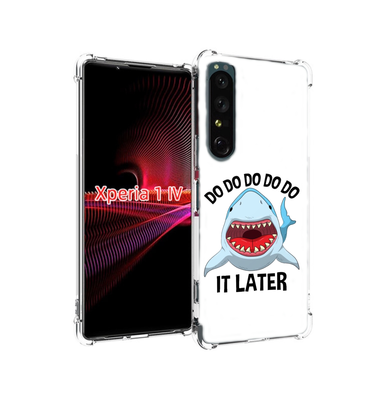

Чехол накладка MyPads Акула для Sony Xperia 1 IV, Прозрачный, Tocco