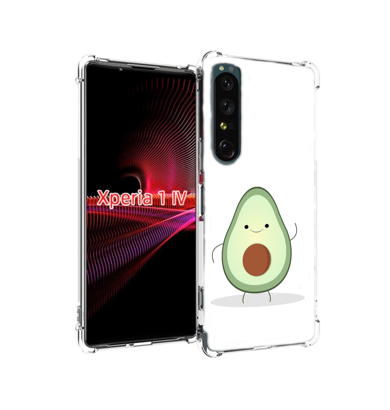 

Чехол накладка MyPads Авокадик для Sony Xperia 1 IV, Прозрачный, Tocco