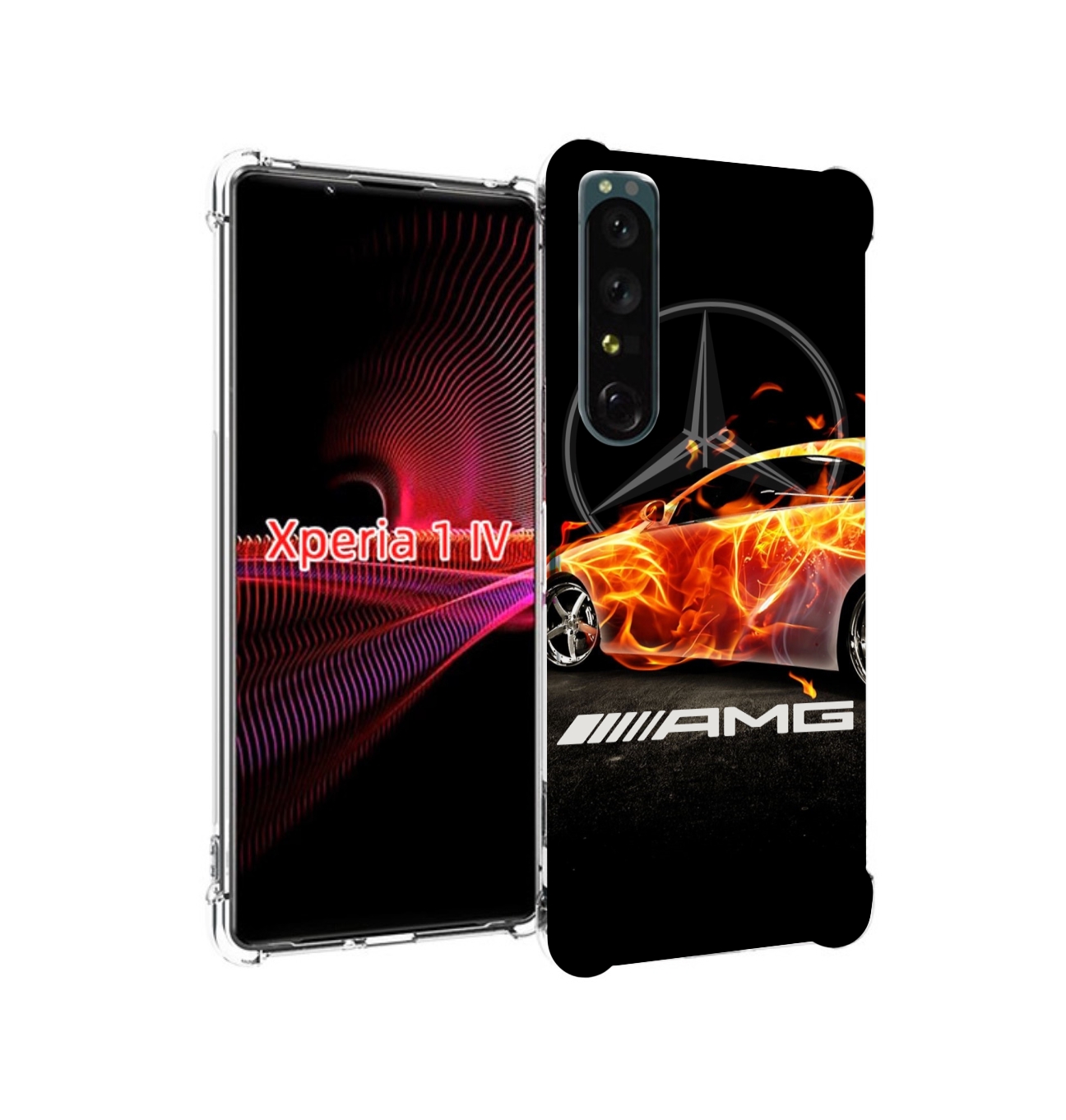 

Чехол накладка MyPads АМГ мужской для Sony Xperia 1 IV, Прозрачный, Tocco