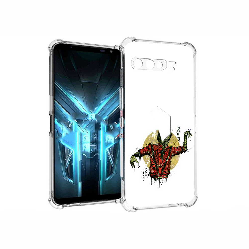 

Чехол MyPads Tocco для Asus ROG Phone 3 Зомби, Прозрачный, Tocco
