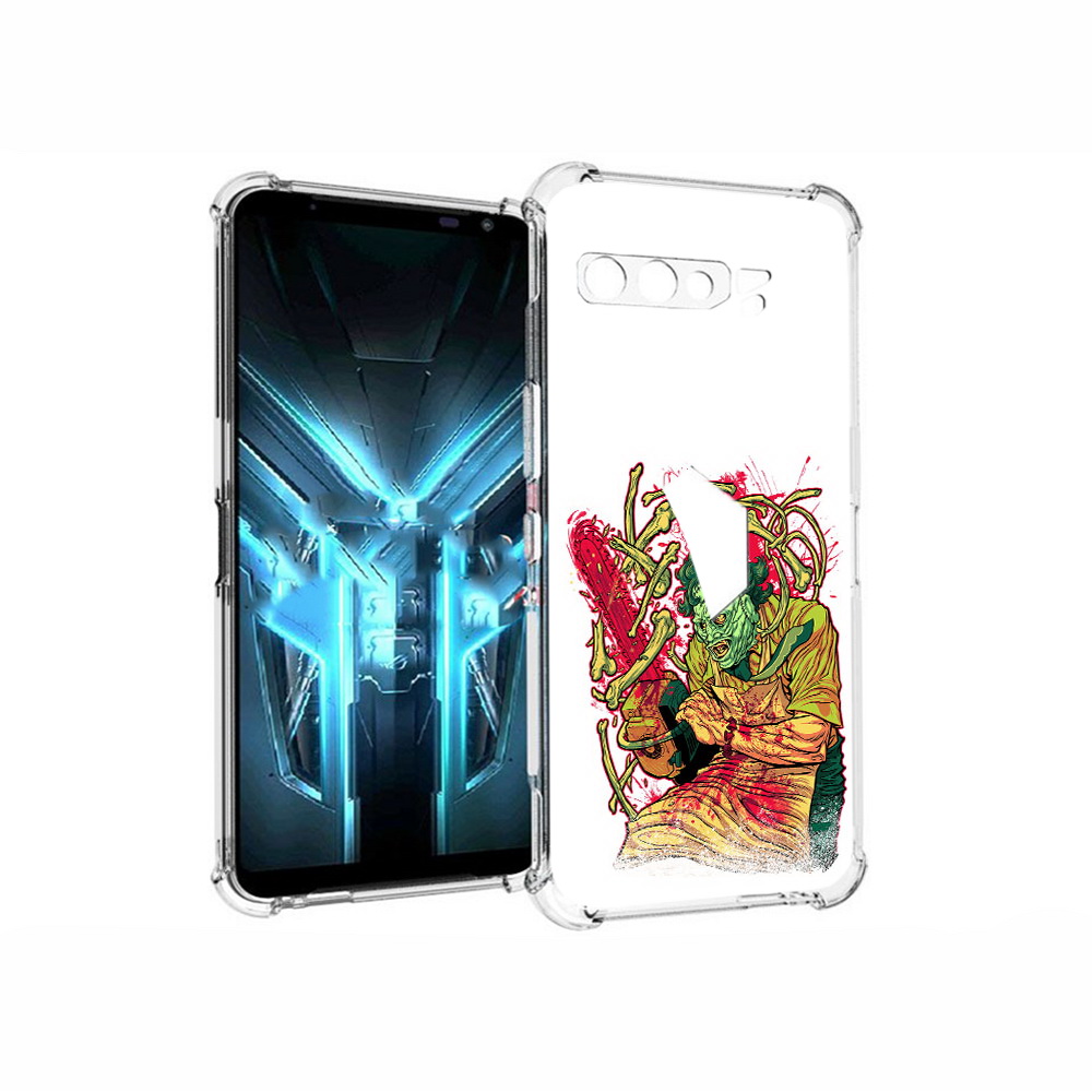 

Чехол MyPads Tocco для Asus ROG Phone 3 яркий мясник, Прозрачный, Tocco