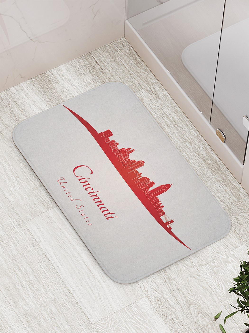 

Коврик противоскользящий для ванной, сауны, бассейна, 77х52 см bath_80761 JoyArty