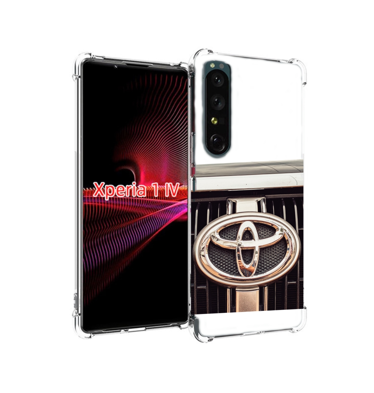 

Чехол накладка MyPads Toyota 3 для Sony Xperia 1 IV, Прозрачный, Tocco