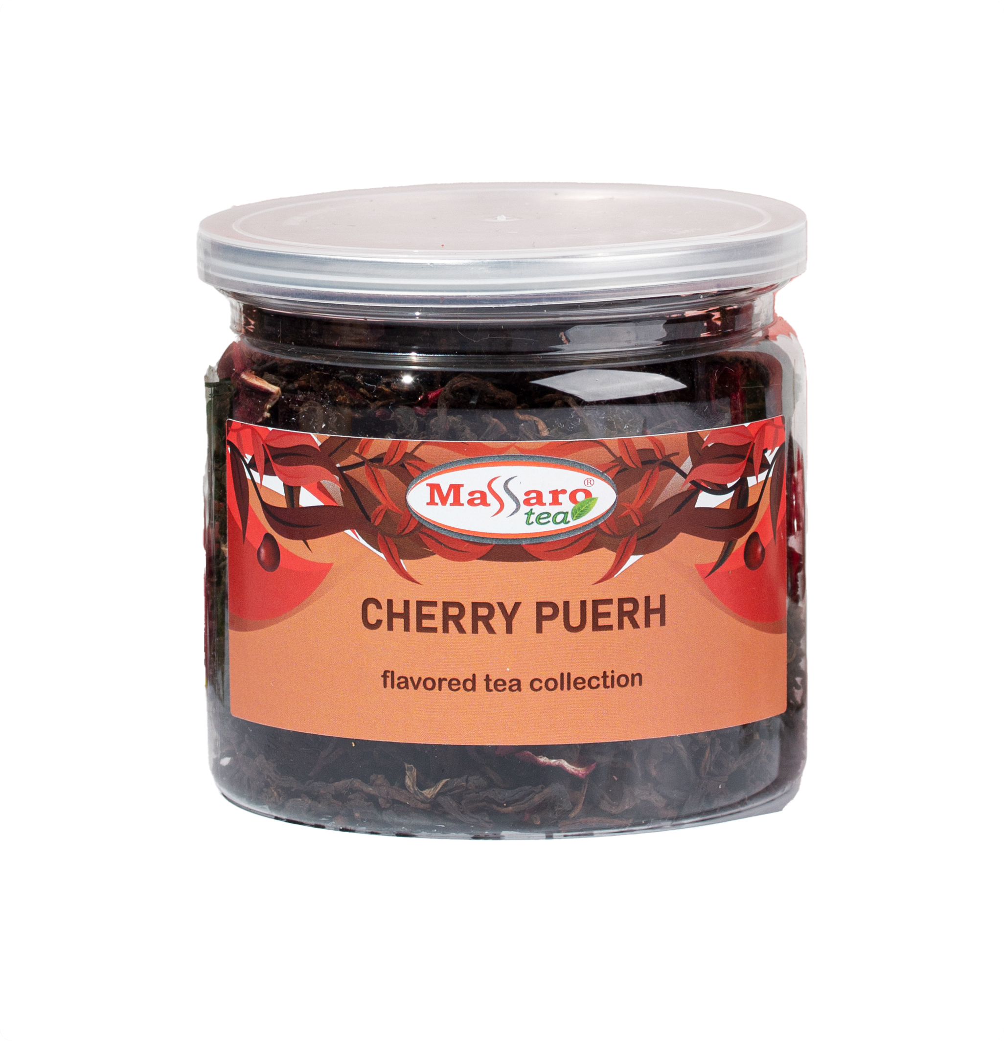 фото Чай massaro tea cherry puerh (вишневый пуэр) пуэр с вишней, 100 г