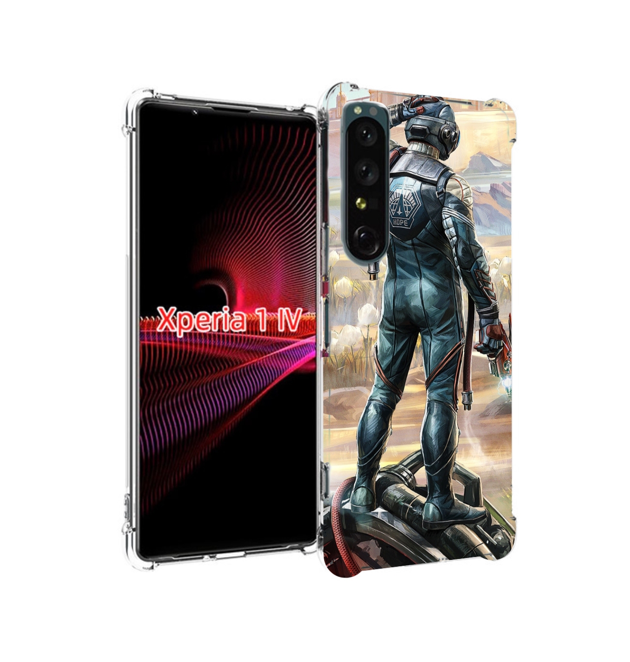 

Чехол Накладка Mypads The-Outer-Worlds для Sony Xperia 1 IV, Прозрачный, Tocco