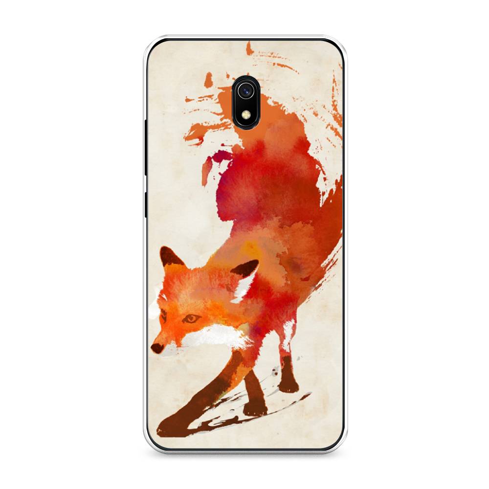 фото Силиконовый чехол "лиса" на xiaomi redmi 8a awog