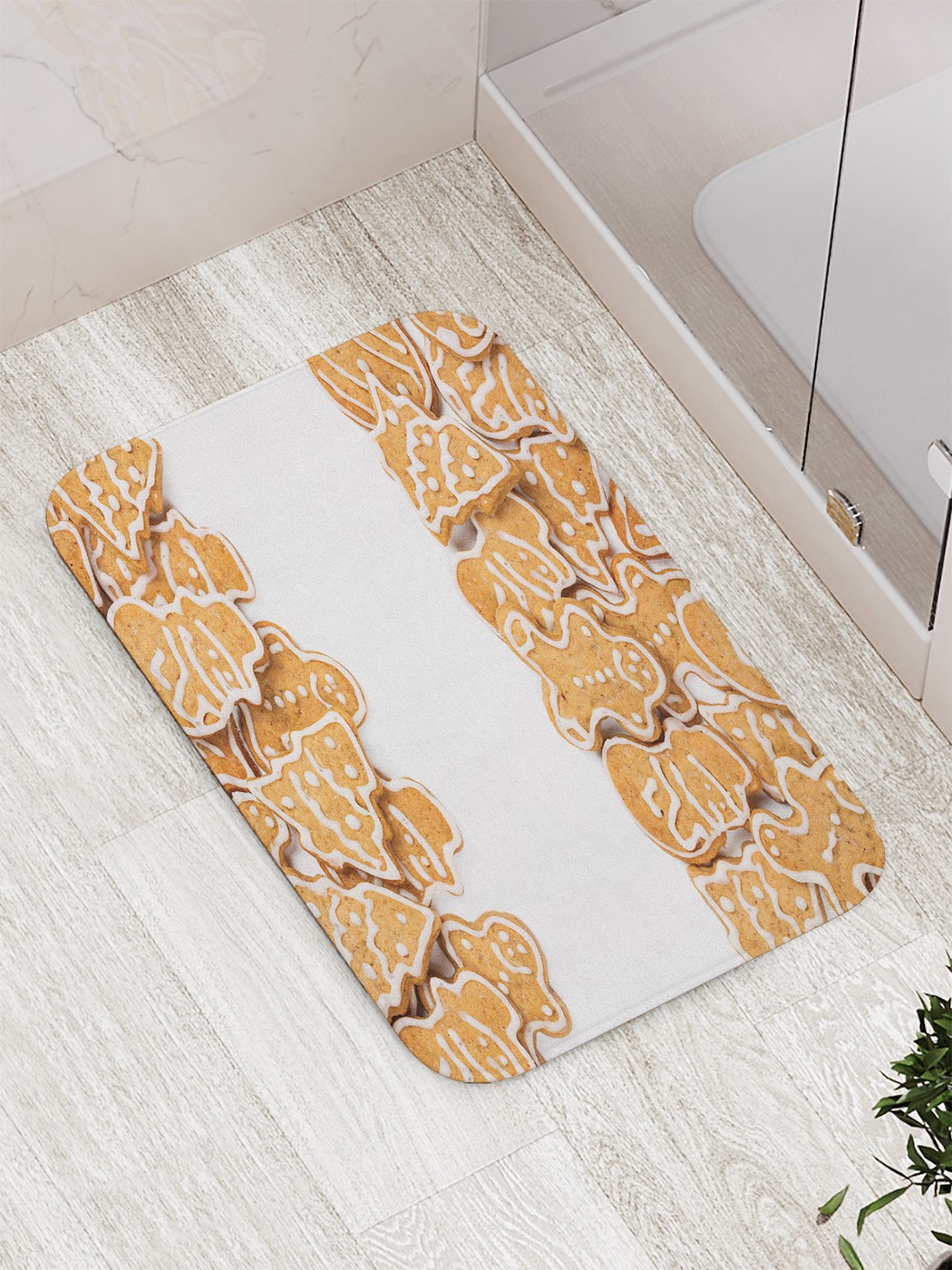 

Коврик противоскользящий для ванной, сауны, бассейна, 77х52 см bath_80670 JoyArty