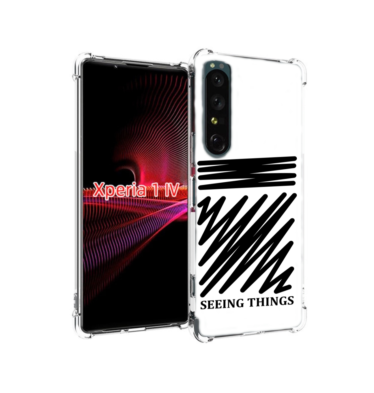 

Чехол накладка MyPads seeing-things для Sony Xperia 1 IV, Прозрачный, Tocco