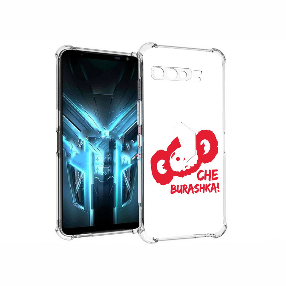 

Чехол MyPads Tocco для Asus ROG Phone 3 чебурашка, Прозрачный, Tocco