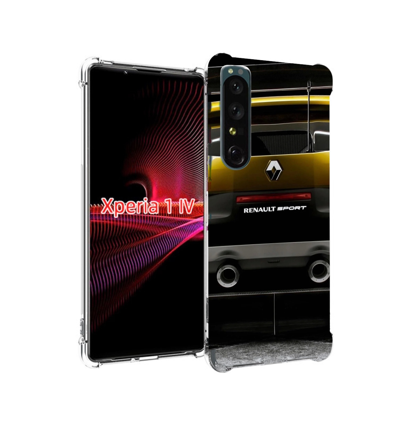 

Чехол накладка MyPads renault-рено-3 мужской для Sony Xperia 1 IV, Прозрачный, Tocco