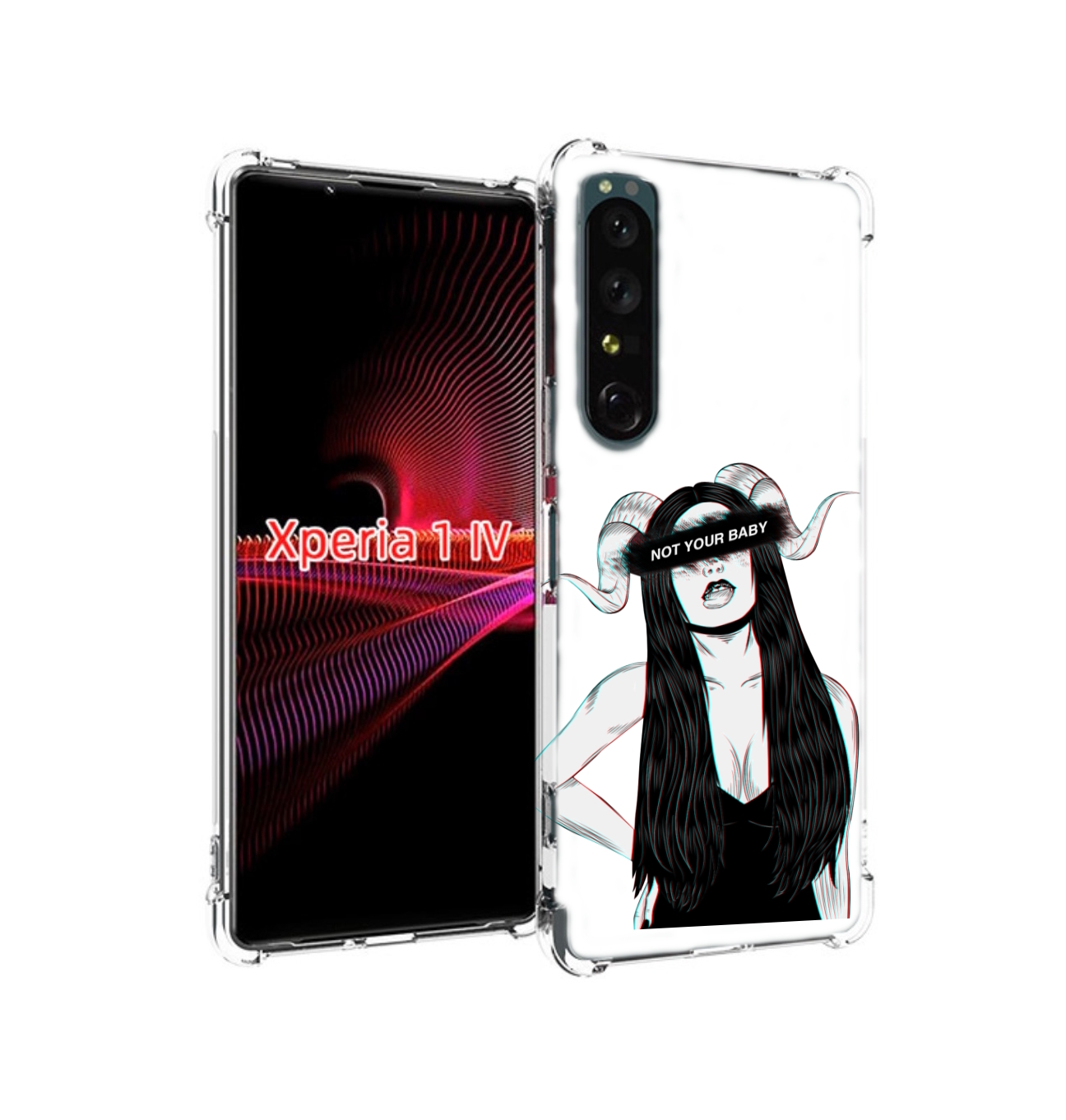 

Чехол накладка MyPads not-your для Sony Xperia 1 IV, Прозрачный, Tocco