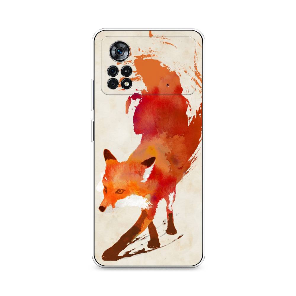 

Чехол Awog на Poco X4 Pro 5G "Лиса", Разноцветный, 313150-10