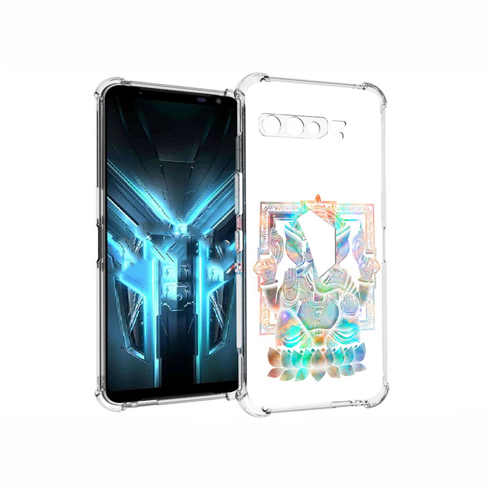 

Чехол MyPads Tocco для Asus ROG Phone 3 умный слон, Прозрачный, Tocco