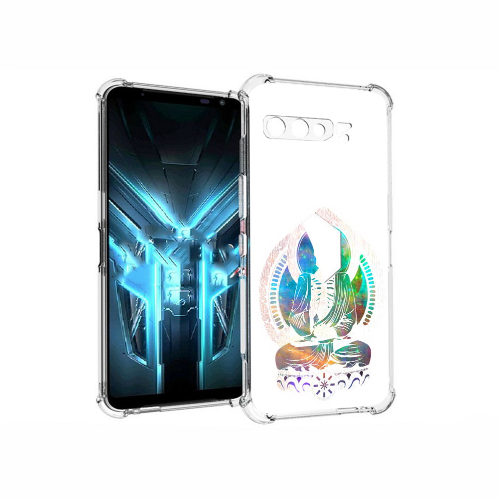 

Чехол MyPads Tocco для Asus ROG Phone 3 умный скелет, Прозрачный, Tocco