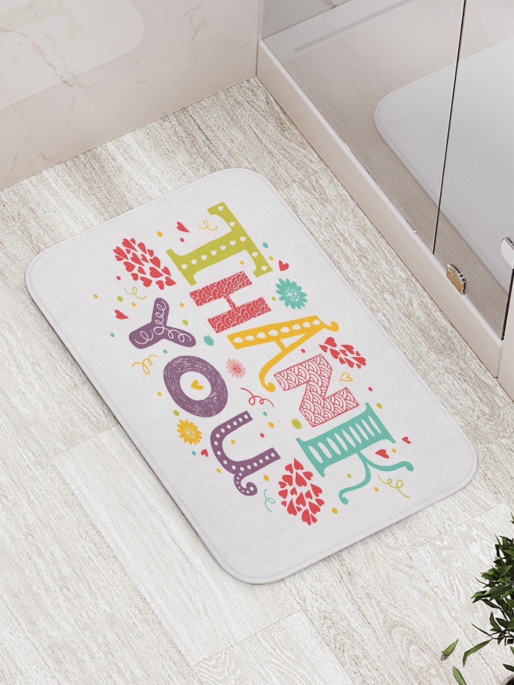 

Коврик противоскользящий для ванной, сауны, бассейна, 77х52 см bath_80603 JoyArty