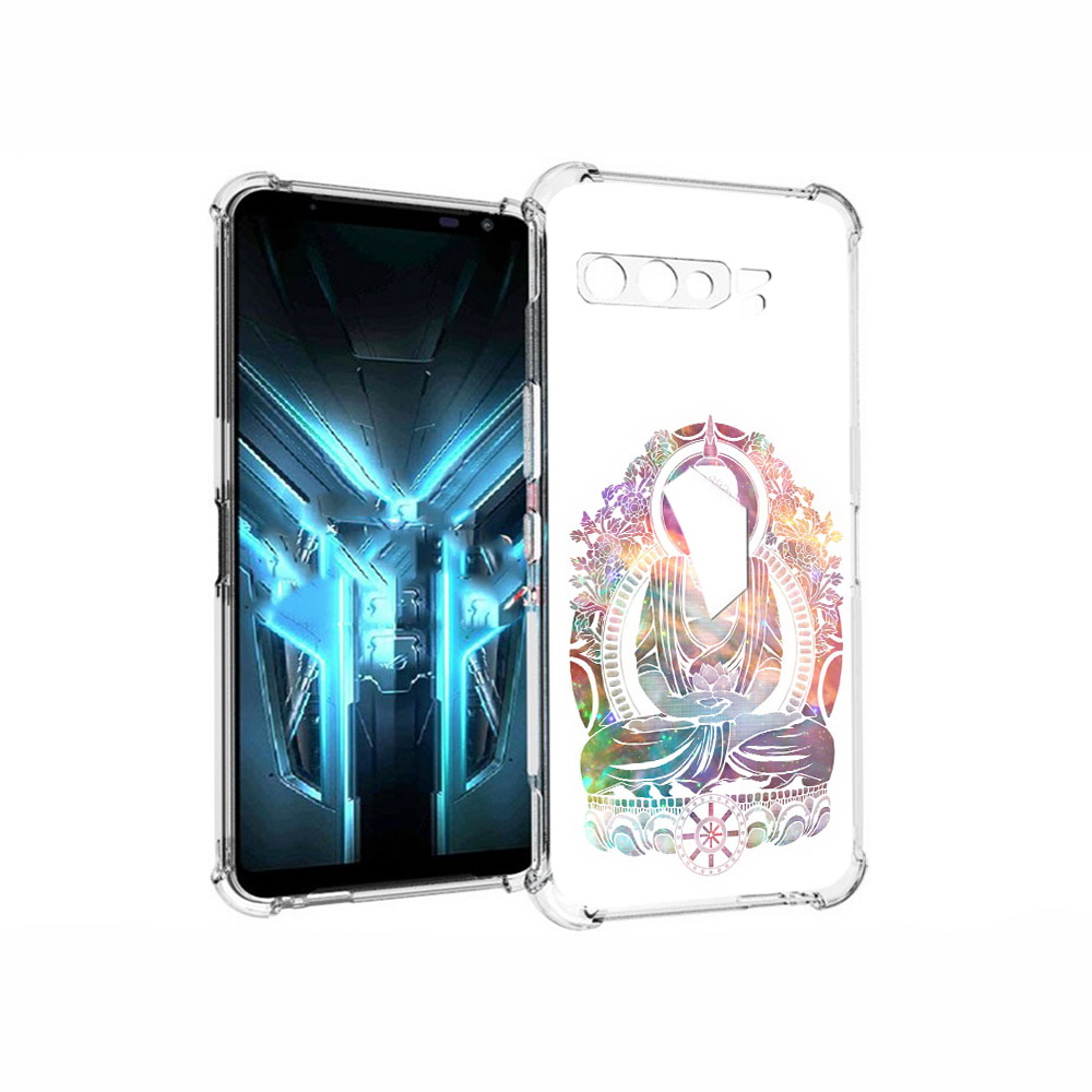 

Чехол MyPads Tocco для Asus ROG Phone 3 умный мужчина абстракция, Прозрачный, Tocco