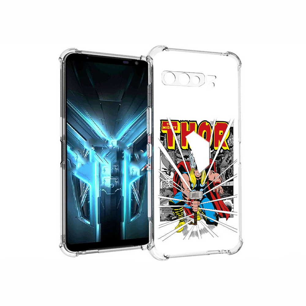 

Чехол MyPads Tocco для Asus ROG Phone 3 тор рисунок, Прозрачный, Tocco