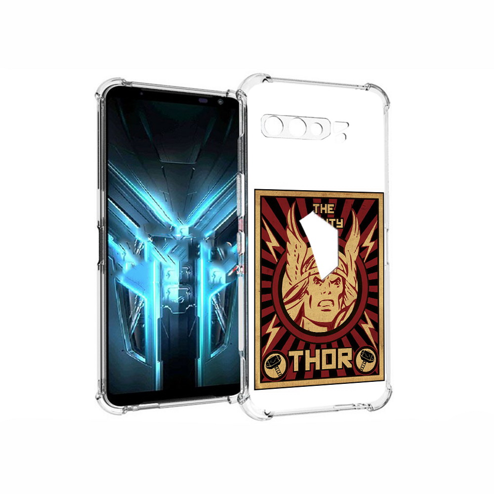 

Чехол MyPads Tocco для Asus ROG Phone 3 тор лицо, Прозрачный, Tocco