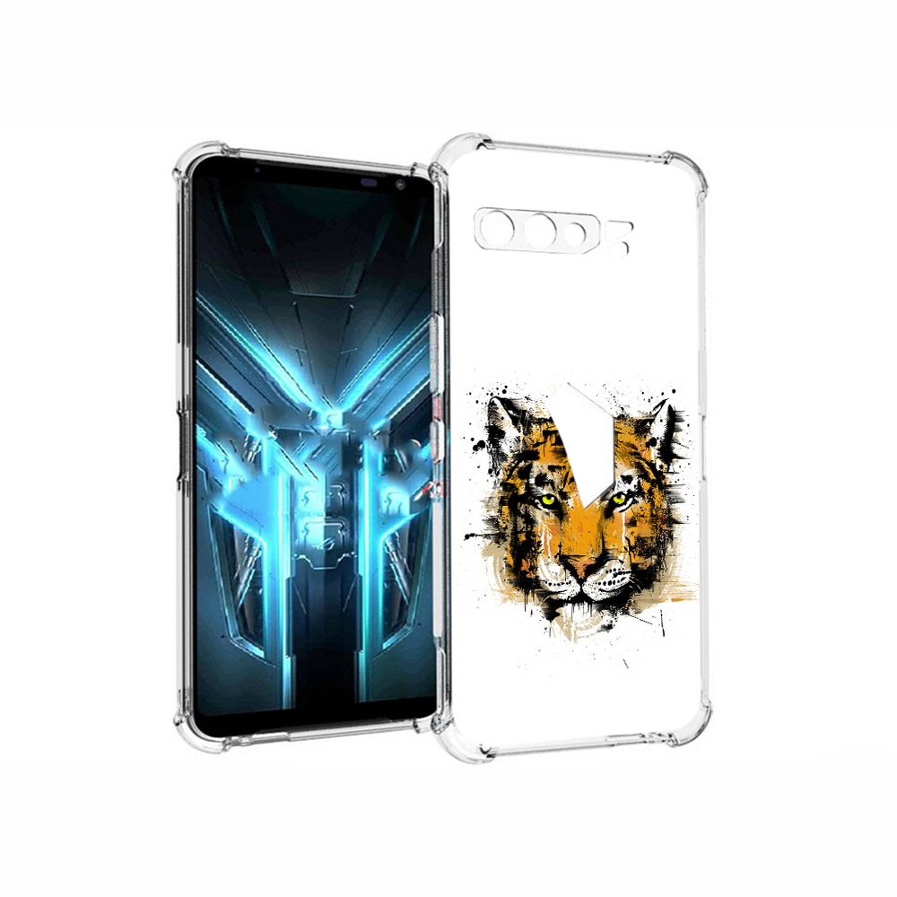

Чехол MyPads Tocco для Asus ROG Phone 3 тигруля, Прозрачный, Tocco