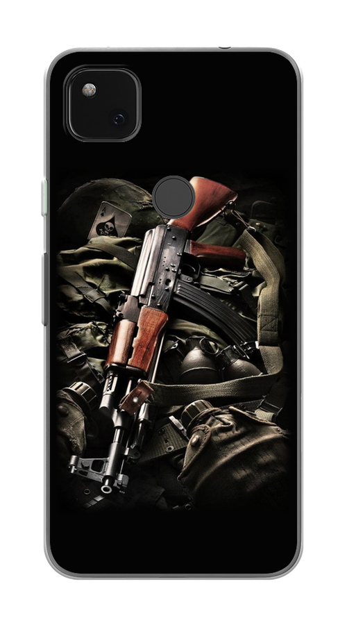 

Чехол Awog на Google Pixel 4A "Автомат", Разноцветный, 270650-5