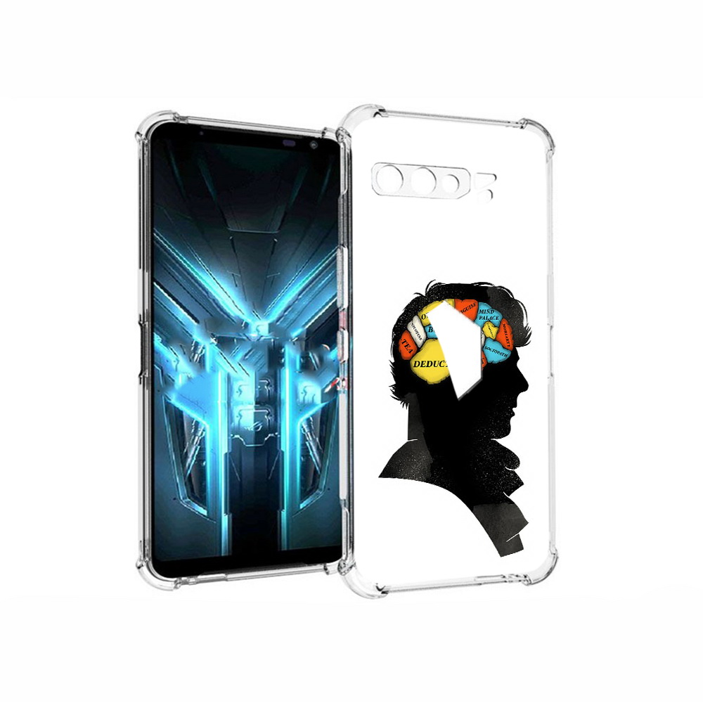 

Чехол MyPads Tocco для Asus ROG Phone 3 темный рисунок, Прозрачный, Tocco