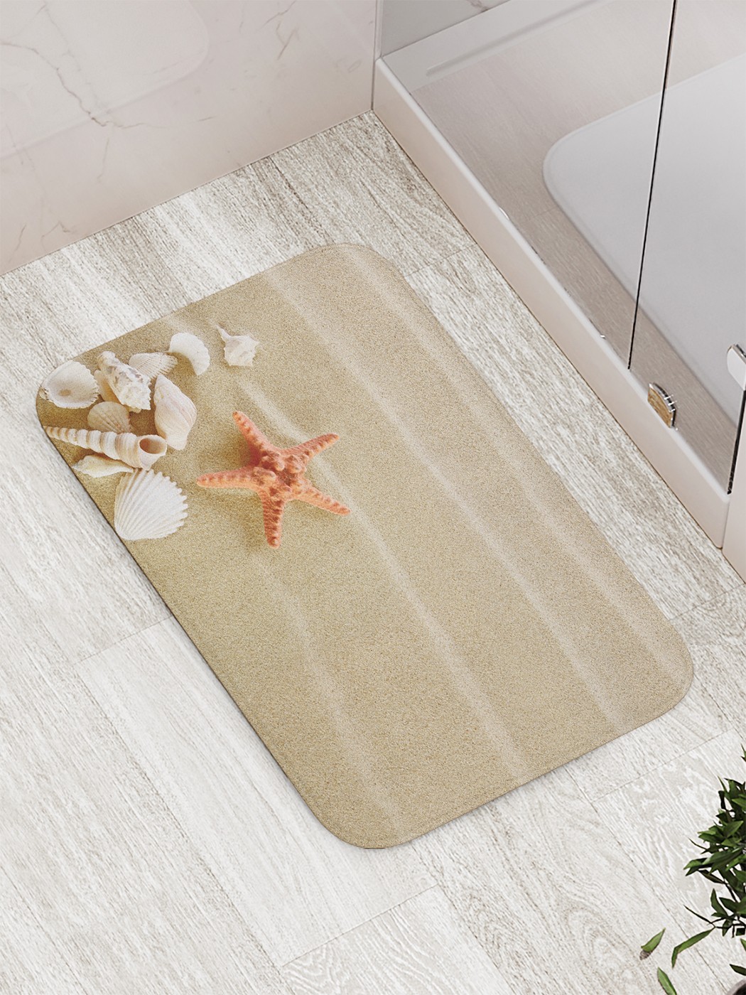 

Коврик противоскользящий для ванной, сауны, бассейна, 77х52 см bath_80519 JoyArty