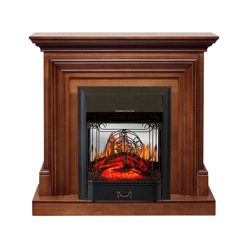

Каминокомплект Bradford - Орех с очагом Majestic FX M Black