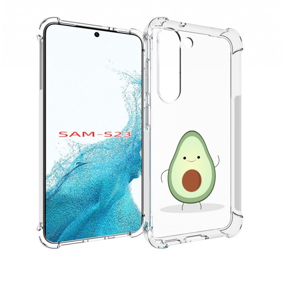

Чехол MyPads Авокадик для Samsung Galaxy S23, Прозрачный, Tocco