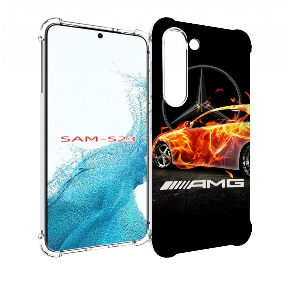 

Чехол MyPads АМГ мужской для Samsung Galaxy S23, Прозрачный, Tocco
