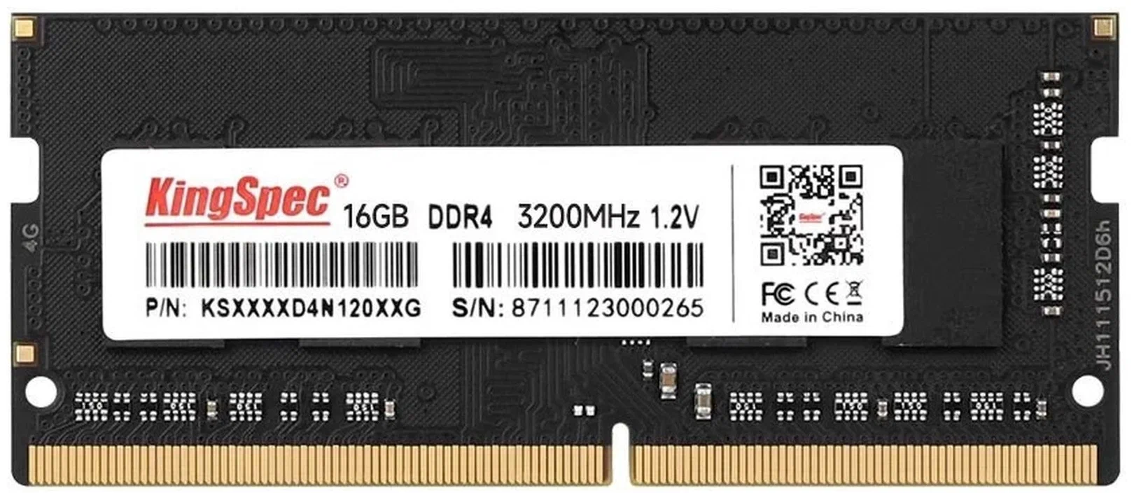 

Оперативная память KINGSPEC (KS3200D4N12016G), DDR4 1x16Gb, 3200MHz