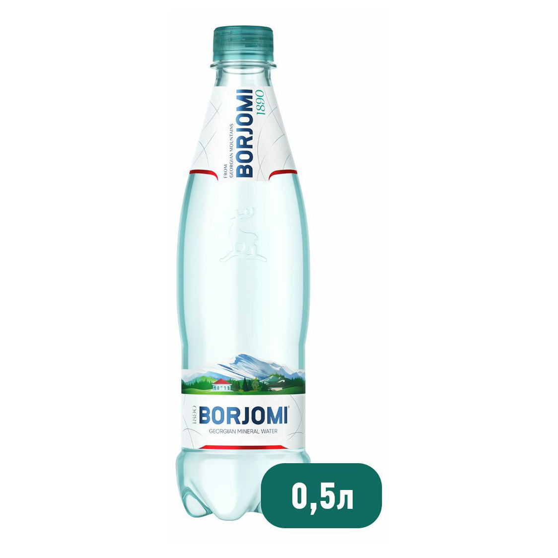 Вода минеральная Borjomi сильногазированная лечебно-столовая 500 мл