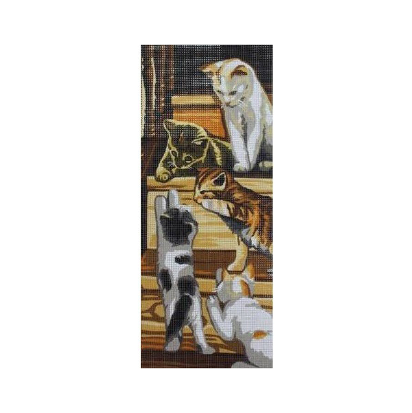 

Канва с рисунком Royal Paris 'Кошки' 25*60 см 9880.0137.0010