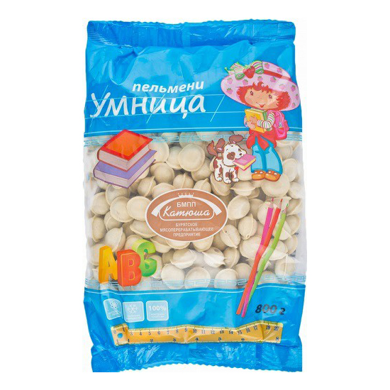 

Пельмени Катюша Умница с говядиной и свининой 800 г
