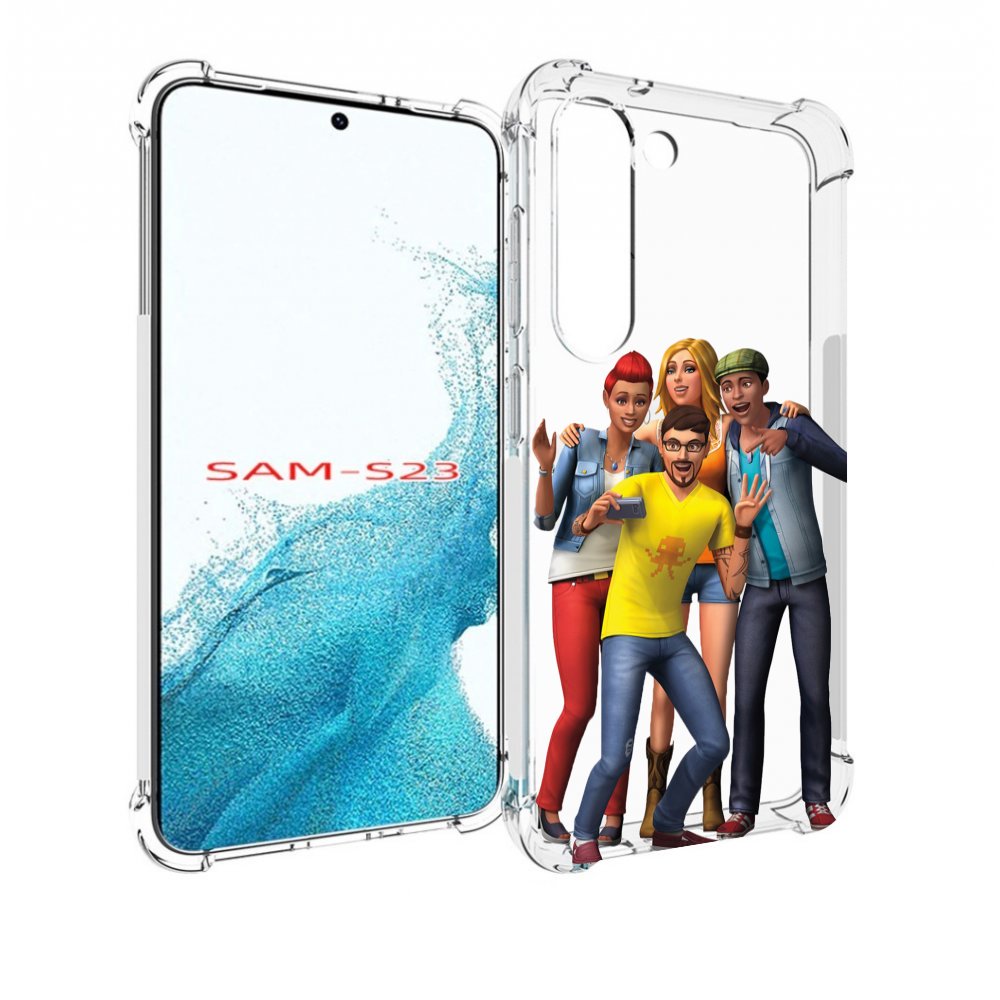 

Чехол Mypads Sims Для Samsung Galaxy S23, Прозрачный, Tocco