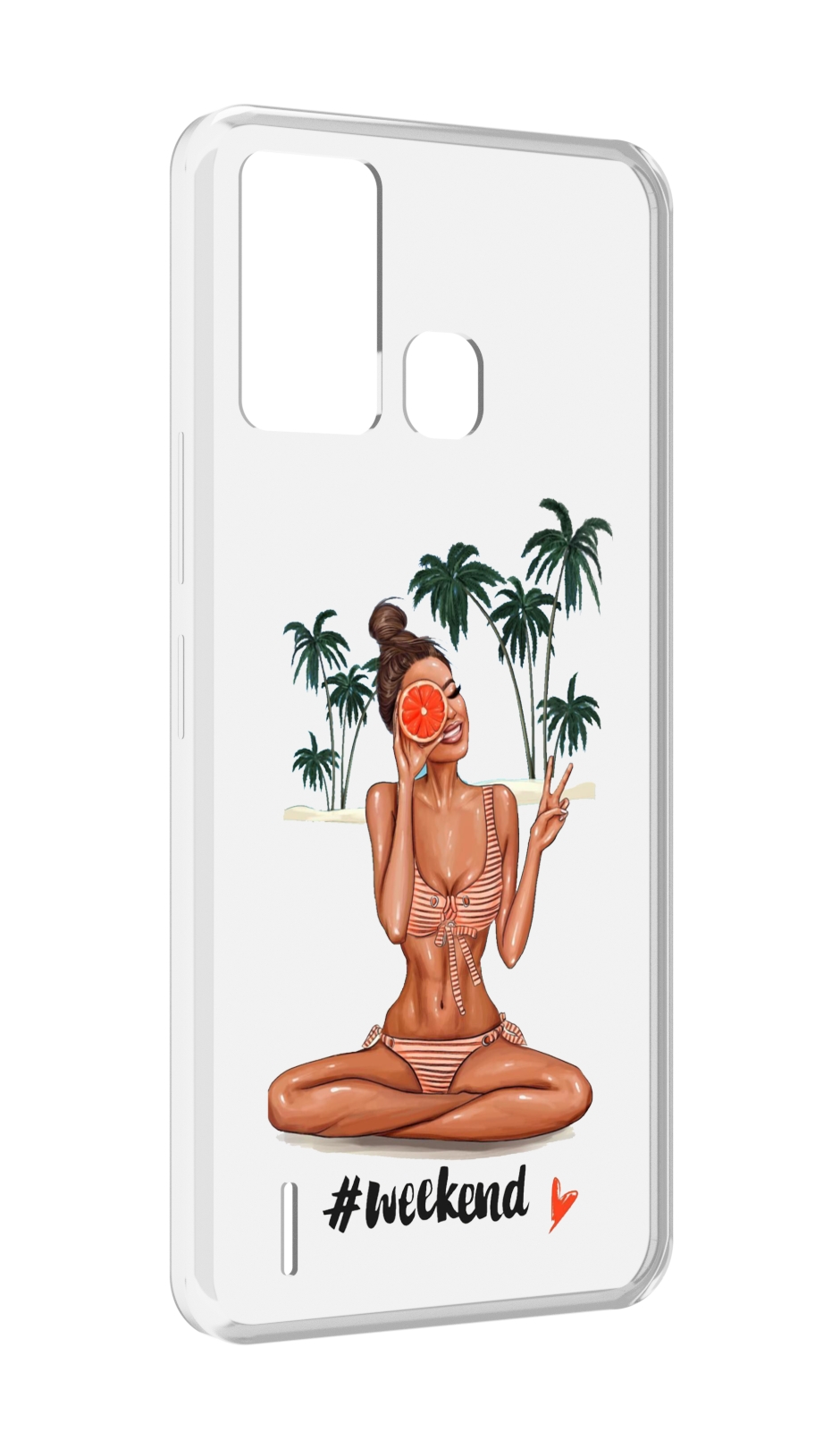 

Чехол MyPads Weekend для ITEL S16 / ITEL Vision 1 Pro, Прозрачный, Tocco
