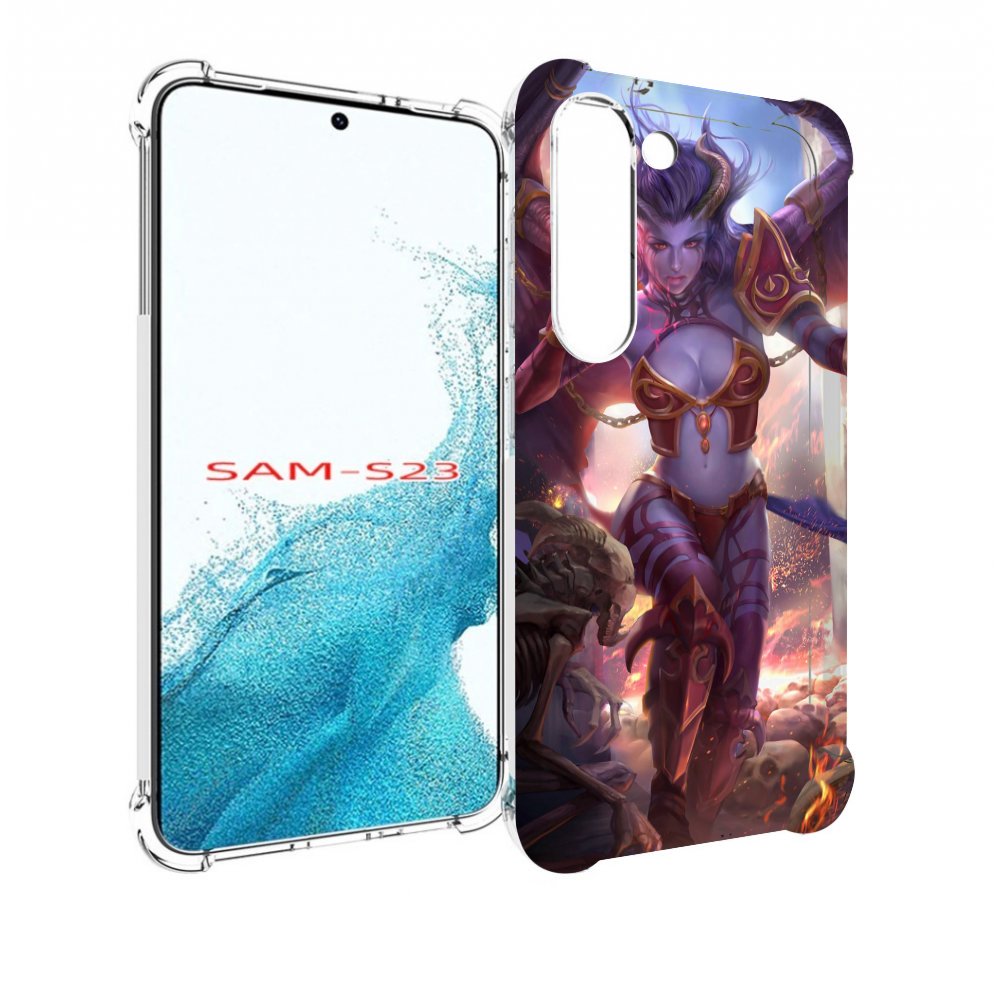 

Чехол Mypads Queen Of Pain Dota 2 Для Samsung Galaxy S23, Прозрачный, Tocco