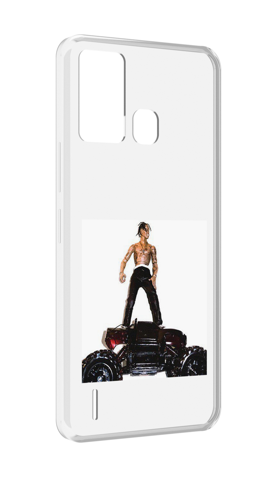 

Чехол MyPads Travis Scott - Rodeo для ITEL S16 / ITEL Vision 1 Pro, Прозрачный, Tocco