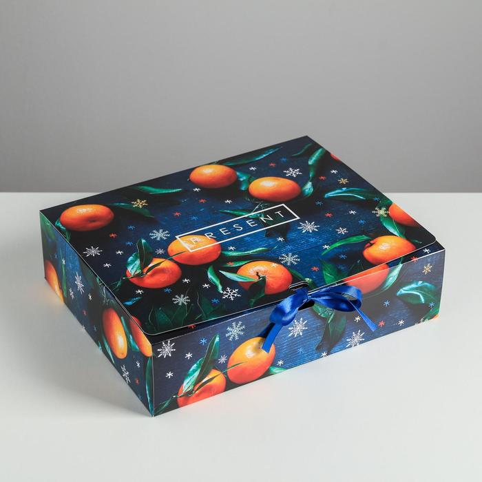 

Складная коробка подарочная Сказки,31 х 24,5 х 9 см, Синий;зеленый;оранжевый