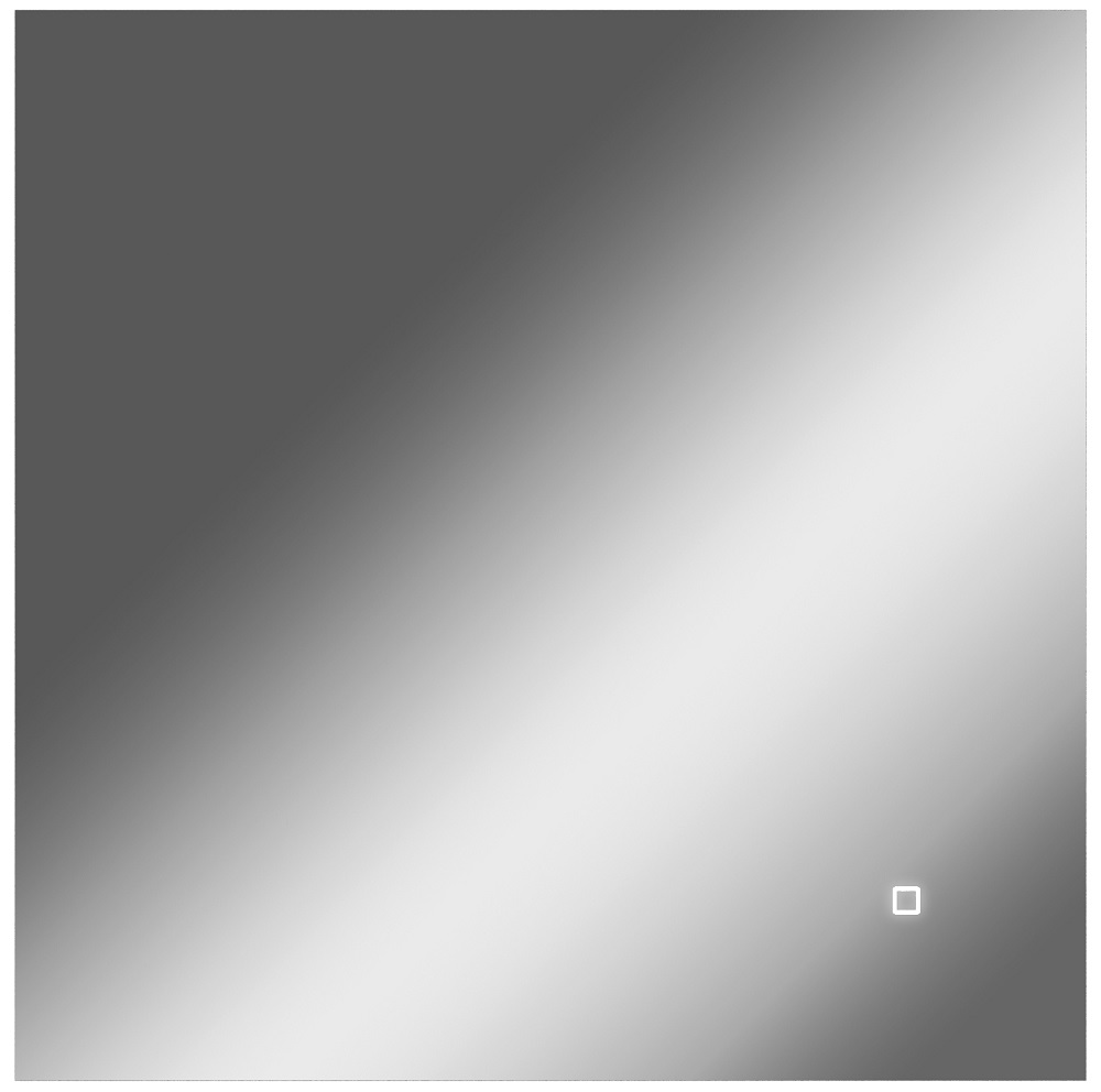 Зеркало Домино Минск 700х700 с подсветкой угловой диван домино дуб беленый коричневый велюр левая