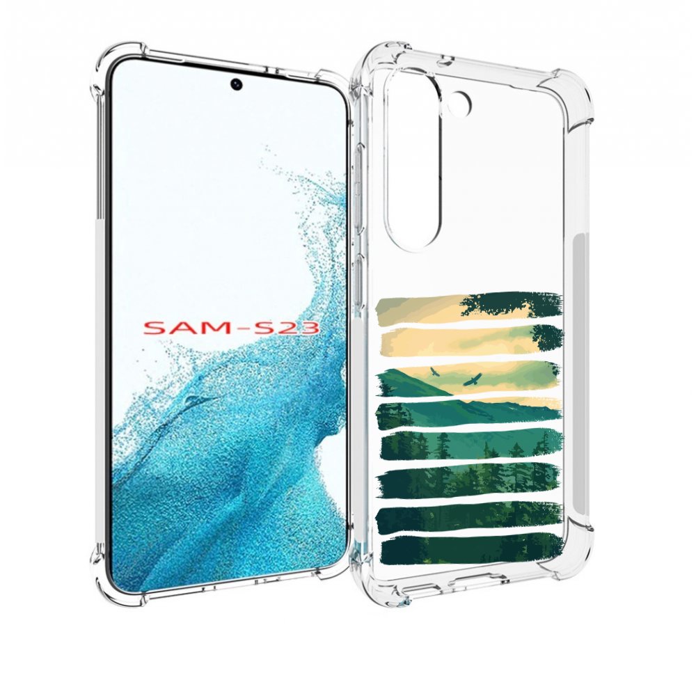 

Чехол MyPads Лесная чаща для Samsung Galaxy S23, Прозрачный, Tocco