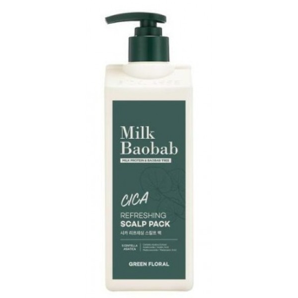 фото Маска для волос milkbaobab cica refreshing scalp pack, 500 мл milk baobab